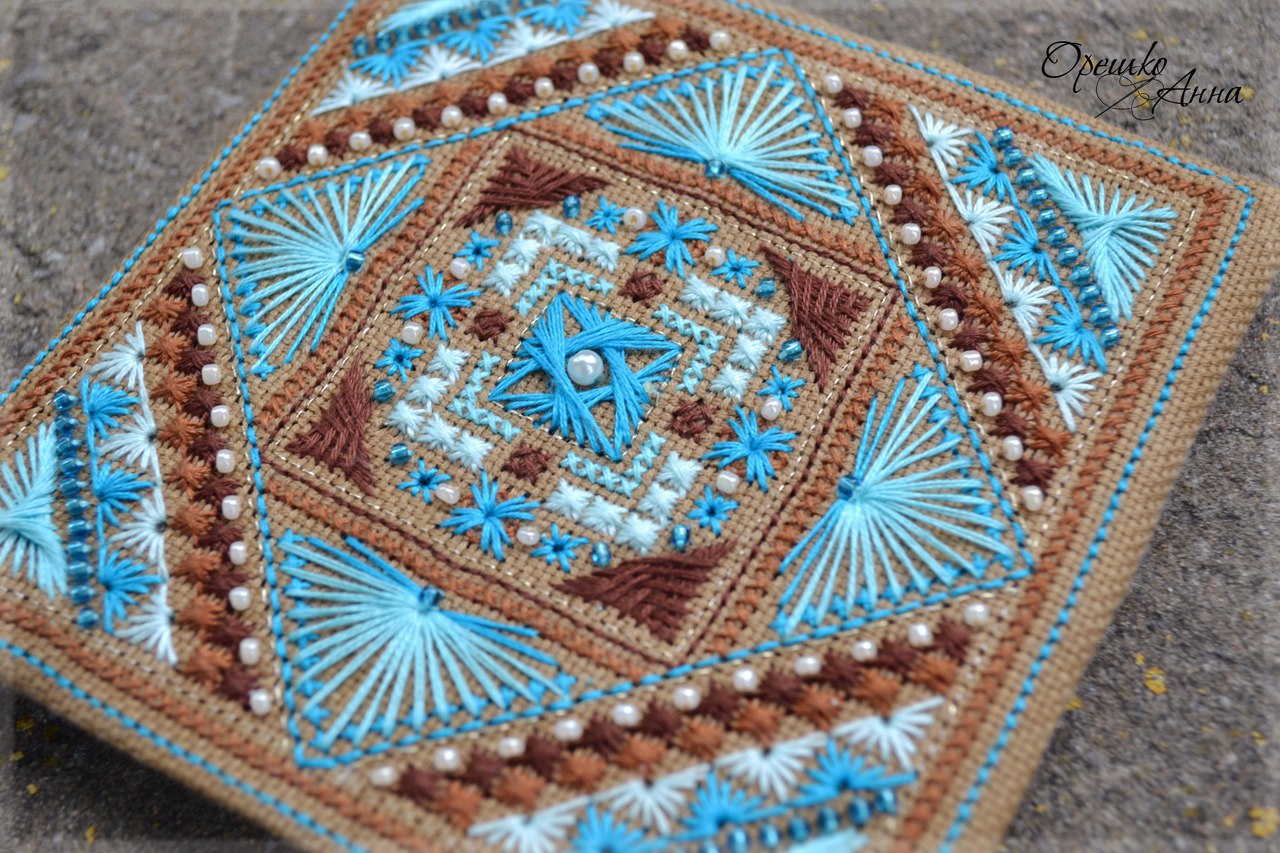 Вышивка Бриз крестом, схема в PDF