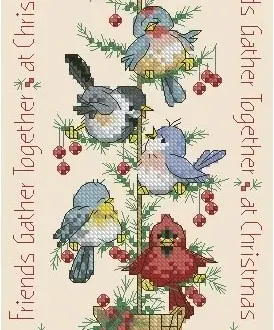 Вышивка Птенцы