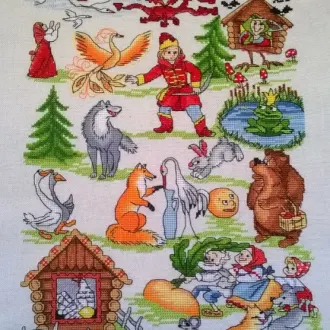 Вышивка Сказки