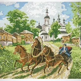 Вышивка Тройка