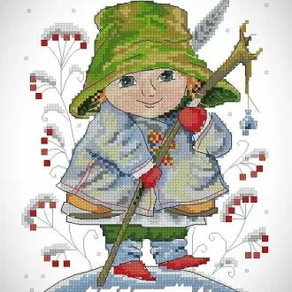 Вышивка Рождественский мальчик