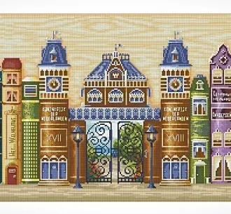 Вышивка Королевство книг