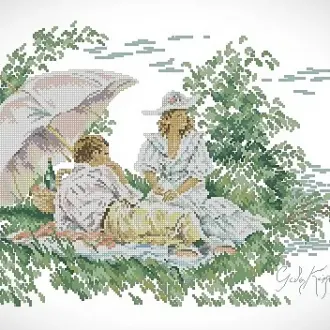 Вышивка Романтический-пикник