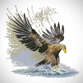Вышивка Орёл