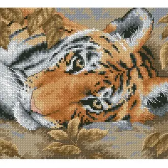 Вышивка  Тигр