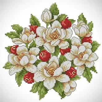 Вышивка Цветы