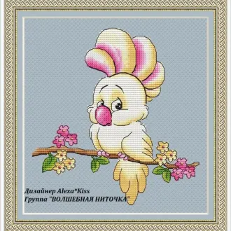 Вышивка Попугайчик
