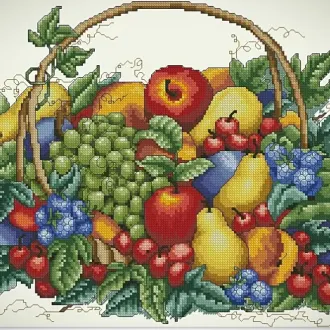 Вышивка Фрукты