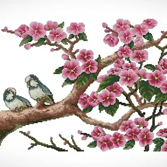 Вышивка Сакура