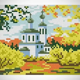 Вышивка Церковь