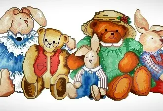 Вышивка Игрушки