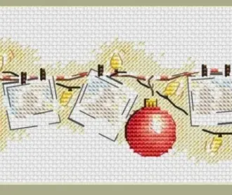 Вышивка гирлянда Воспоминания