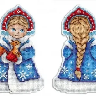 Вышивка Снегурочка