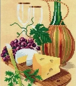 Вышивка вино