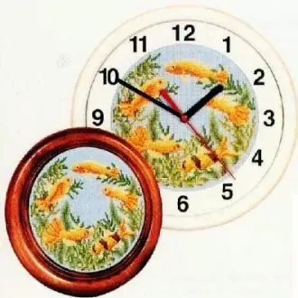 Вышивка Часы прыбки