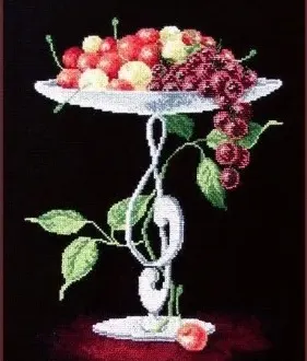 Вышивка Скрипичный ключ