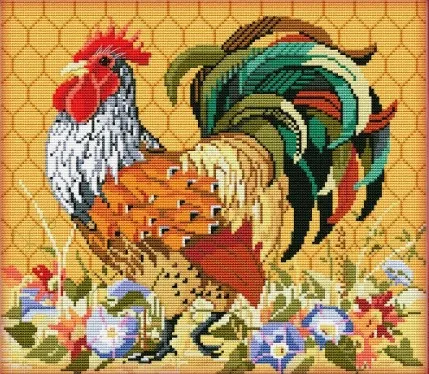 Вышивка Курица с цыплятами, фото 2