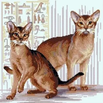 Вышивка Кошки