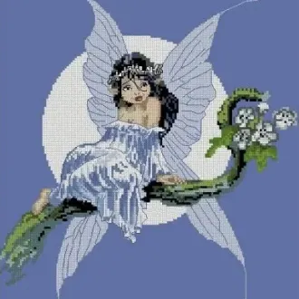 Вышивка Ночная эльфочка