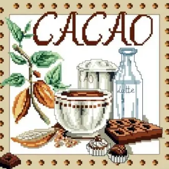 Вышивка Какао