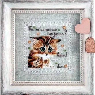 Вышивка Котенок