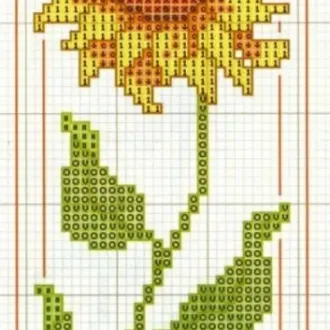 Вышивка Подсолнухи