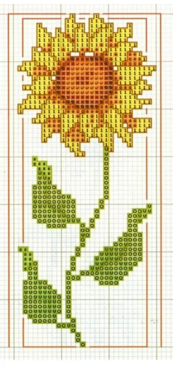 Вышивка Подсолнухи