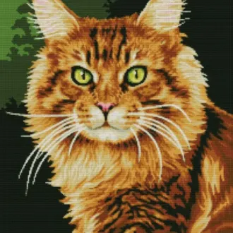 Вышивка Кот Василий