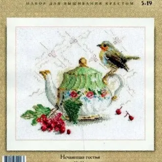 Вышивка Чайник