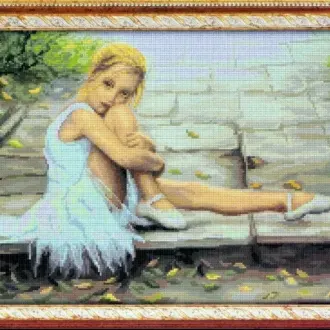 Вышивка Маленькая балерина