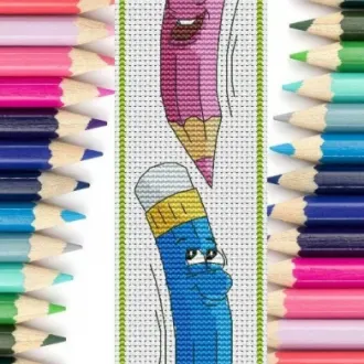 Вышивка Карандаши
