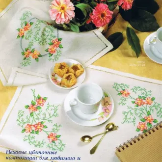 Вышивка Цветы