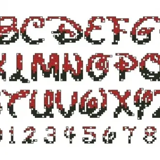 Вышивка Английский алфавит