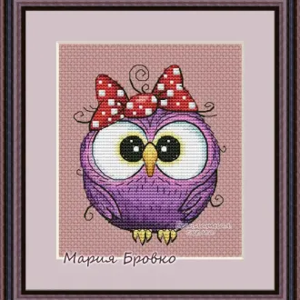 Вышивка Совушка