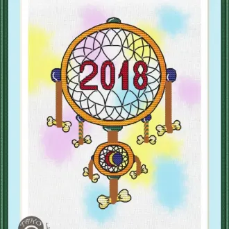 Вышивка Ловец снов 2018
