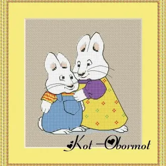 Вышивка Кролиики
