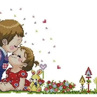 Вышивка Малыши