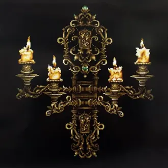 Вышивка Подсвечник