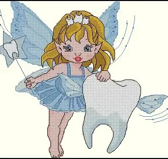 Вышивка Фея