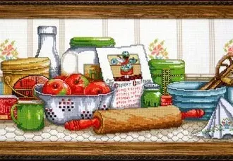 Вышивка Приготовления мамы