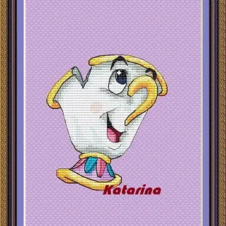 Вышивка Веселый бокальчик