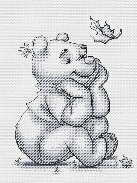 Вышивка Винни Пух, фото 2