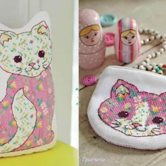 Вышивка Кошечка