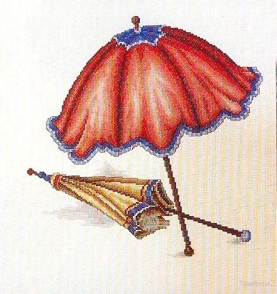 Вышивка Зонтики, фото 2