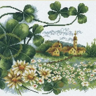Вышивка Ромашковое поле