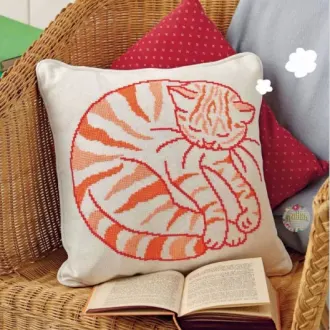 Вышивка Кот