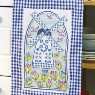 Вышивка Мельница