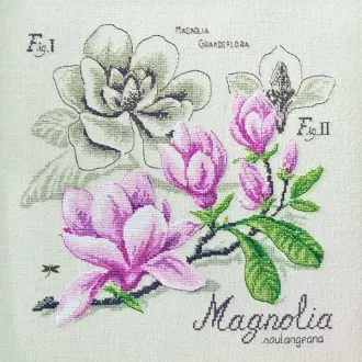 Вышивка Магнолия